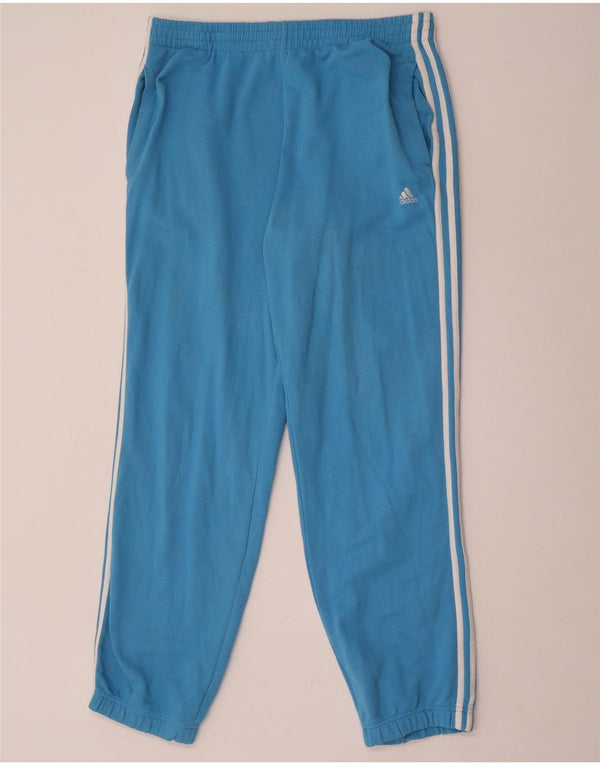 Adidas Męskie Spodnie Dresowe Joggery Duże Niebieskie Bawełniane