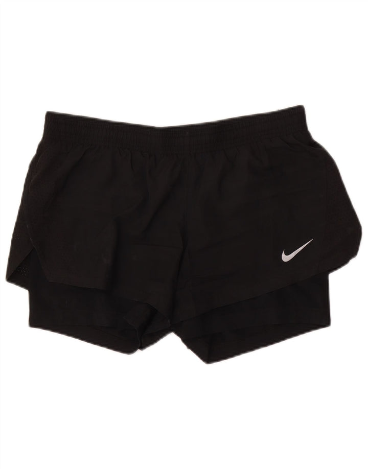 Damskie spodenki sportowe Nike Dri Fit UK 14, średni czarny poliester