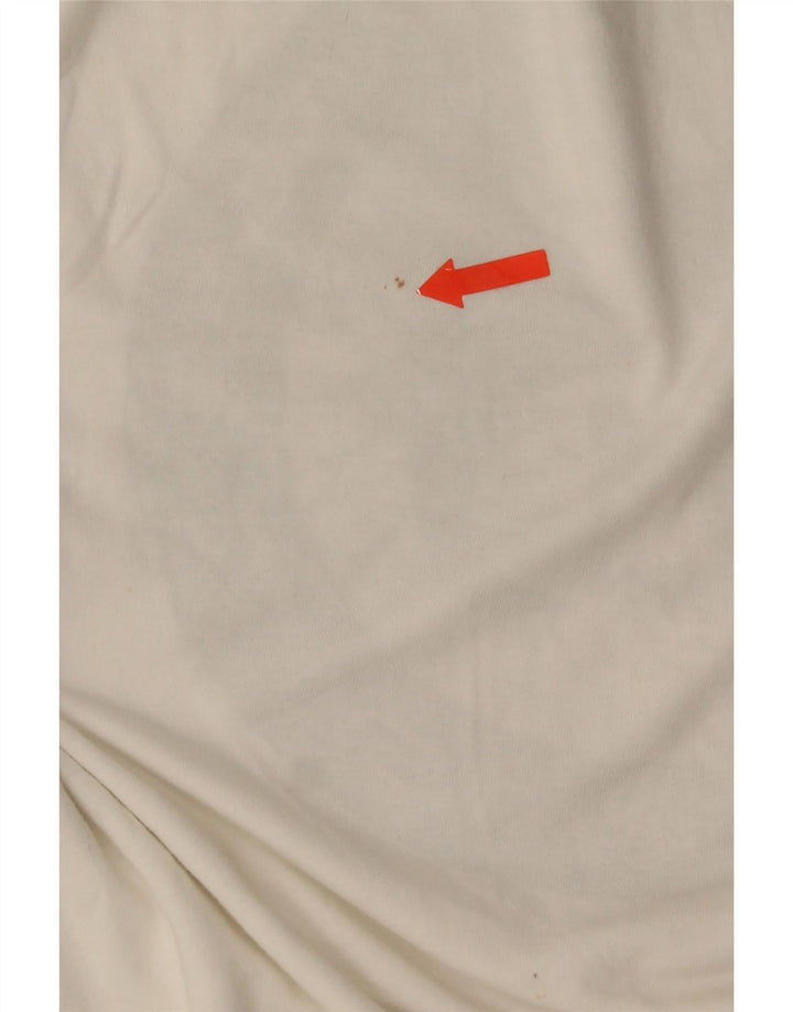 Męska koszulka Quiksilver o regularnym kroju z grafiką, średnia biel