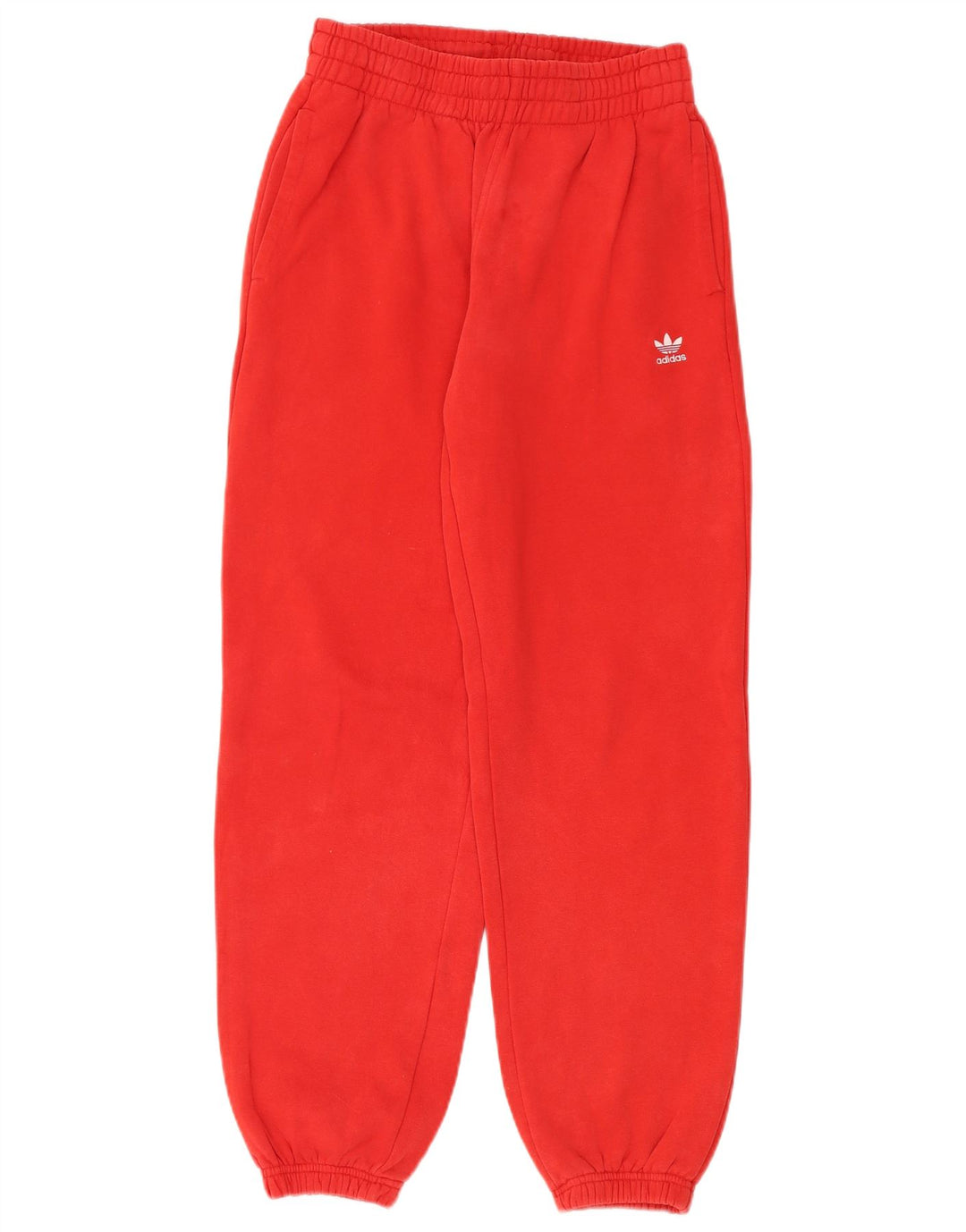 Damskie spodnie dresowe z wysokim stanem ADIDAS Joggers UK 12 Medium Red