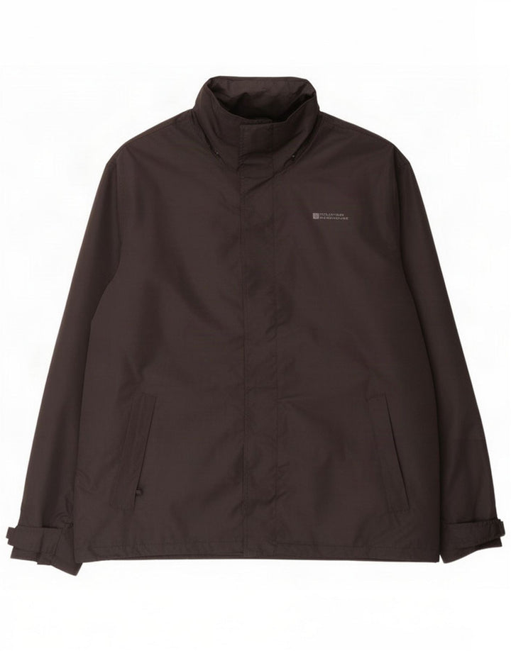 Mountain Warehouse Męska kurtka przeciwdeszczowa UK 42 XL Czarna Poliester