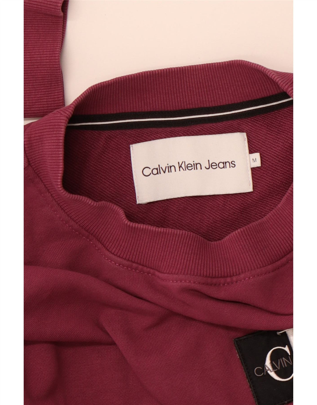 Męski sweter CALVIN KLEIN JEANS z grafiką, kolor średniofioletowy