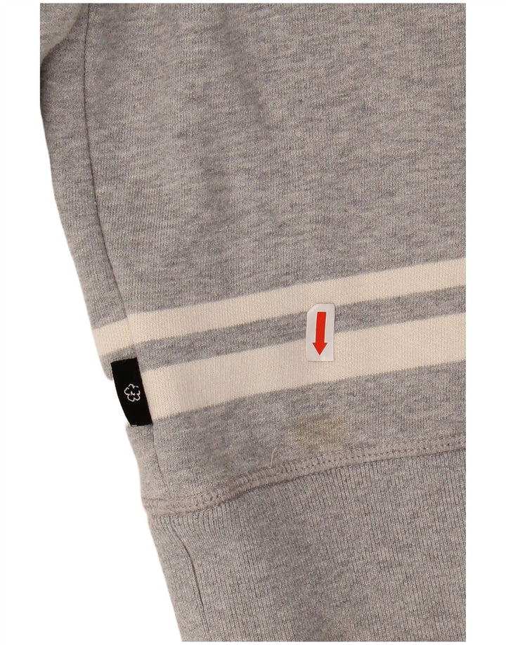 TED BAKER Mens Sweatshirt Jumper Size 4 Large Grey Colourblock Cotton