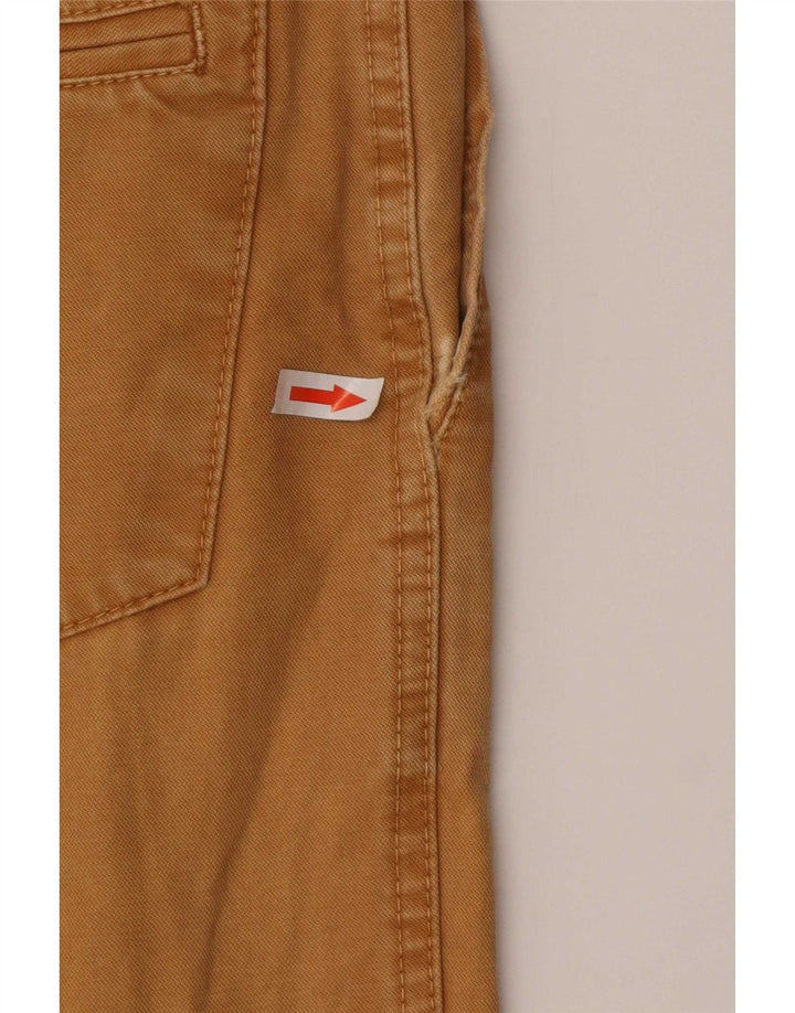 Męskie spodnie typu slim chino Pull & Bear EU 44 Large W34 L32 Beżowa bawełna