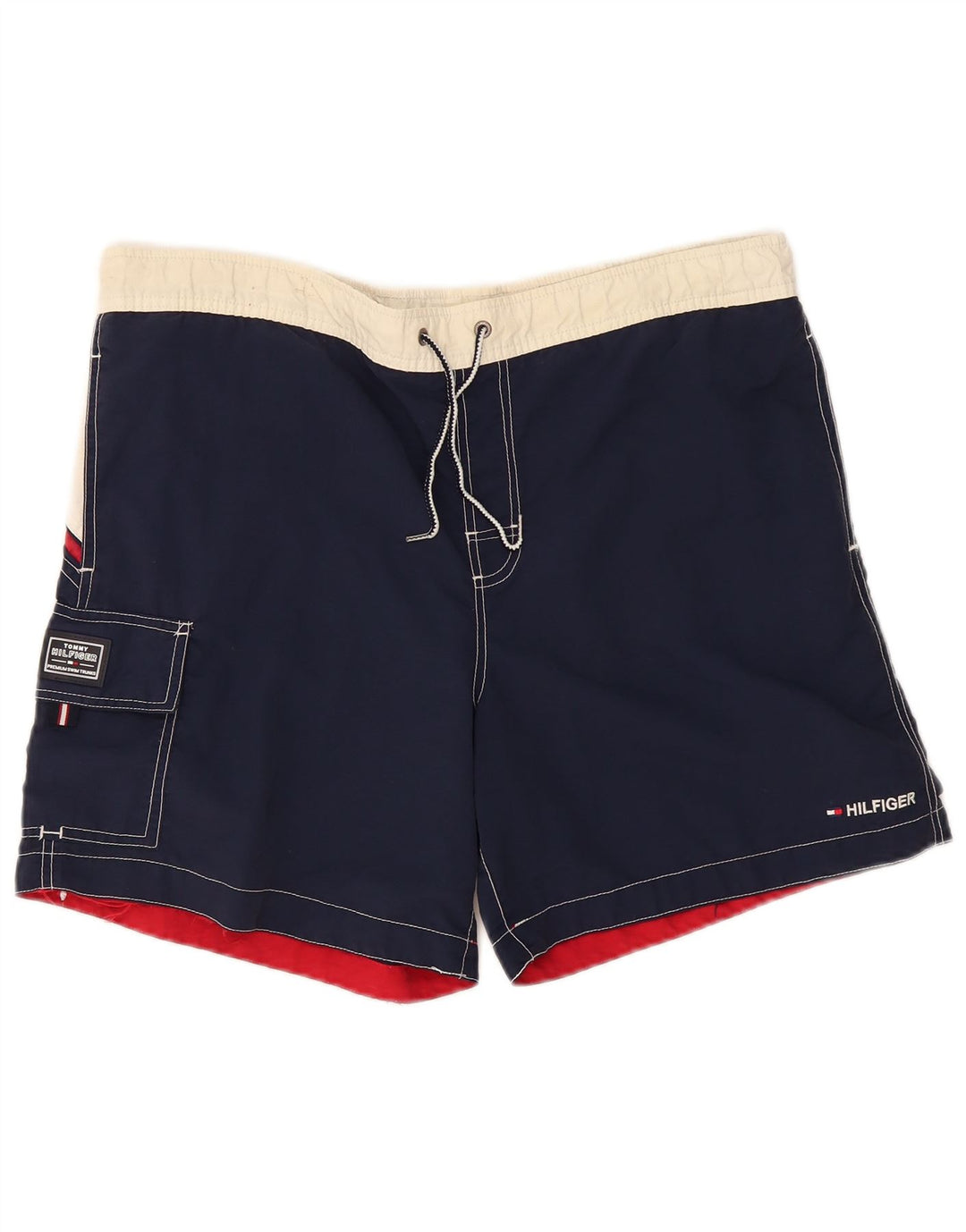 Męskie spodenki kąpielowe Tommy Hilfiger Cargo, średni granatowy kolor