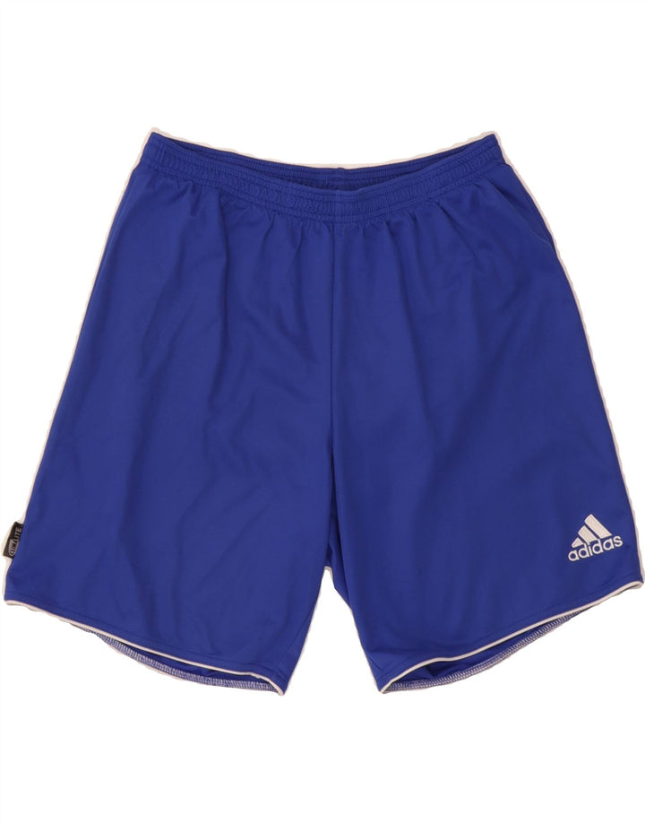 ADIDAS Mens Climalite Sport Shorts Large  Blue Polyester Vintage Adidas and Second-Hand Adidas from Messina Hembry 