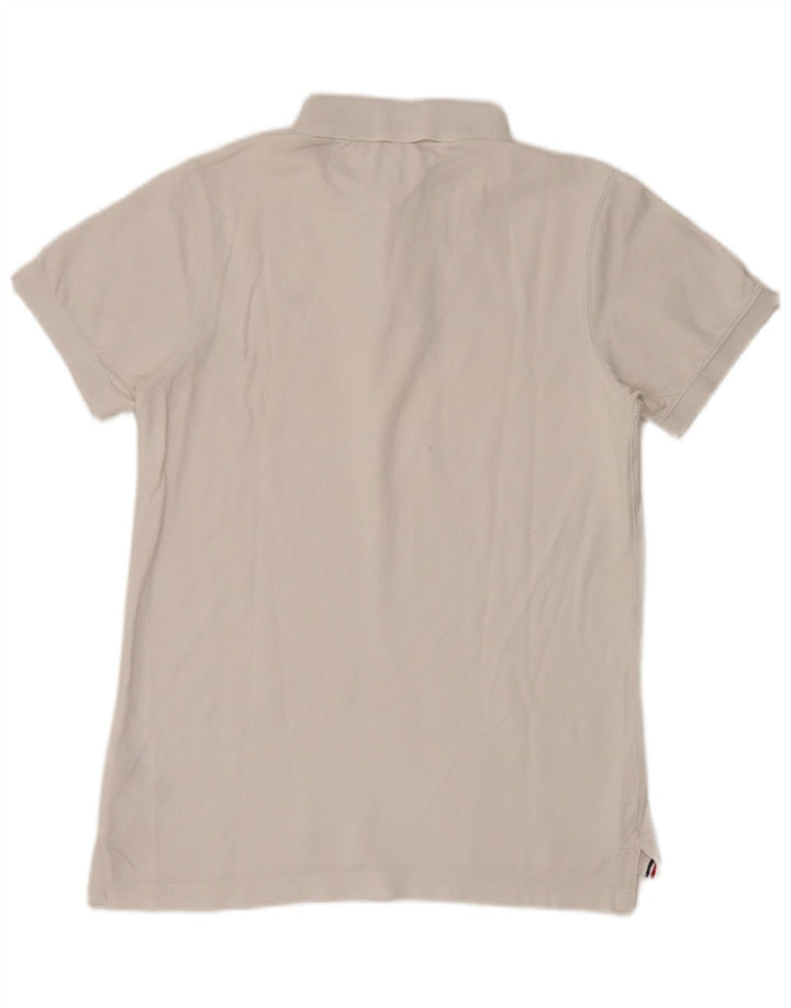 Męska koszulka polo Tommy Hilfiger, średnia biała bawełna