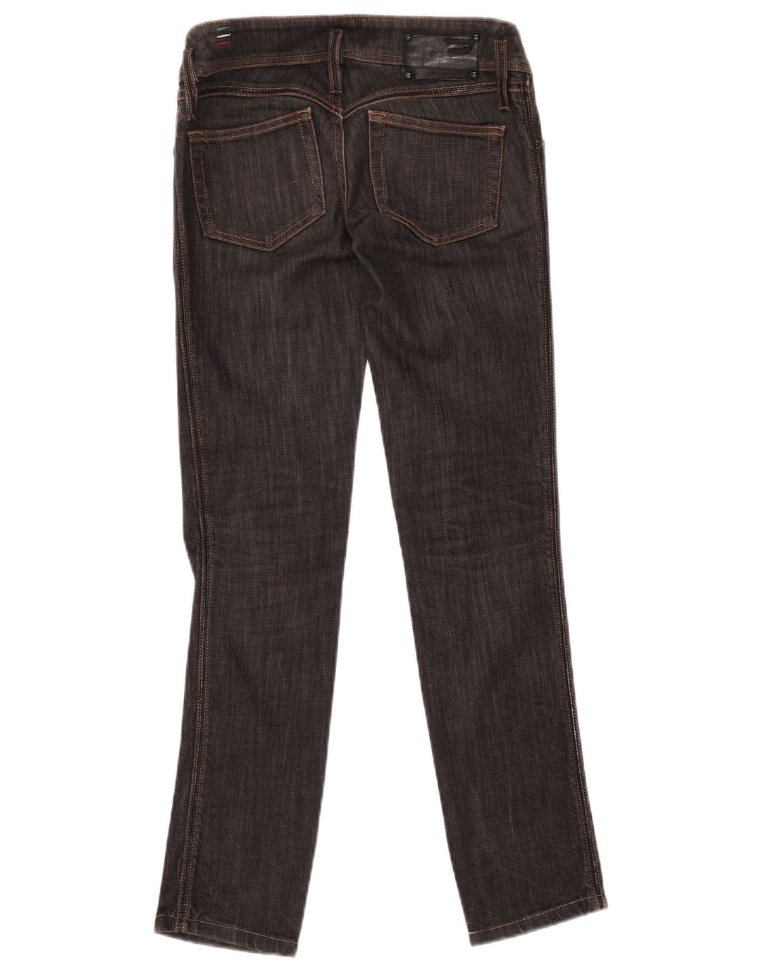 Damskie jeansy Diesel Matic Straight W26 L31 Czarne bawełniane