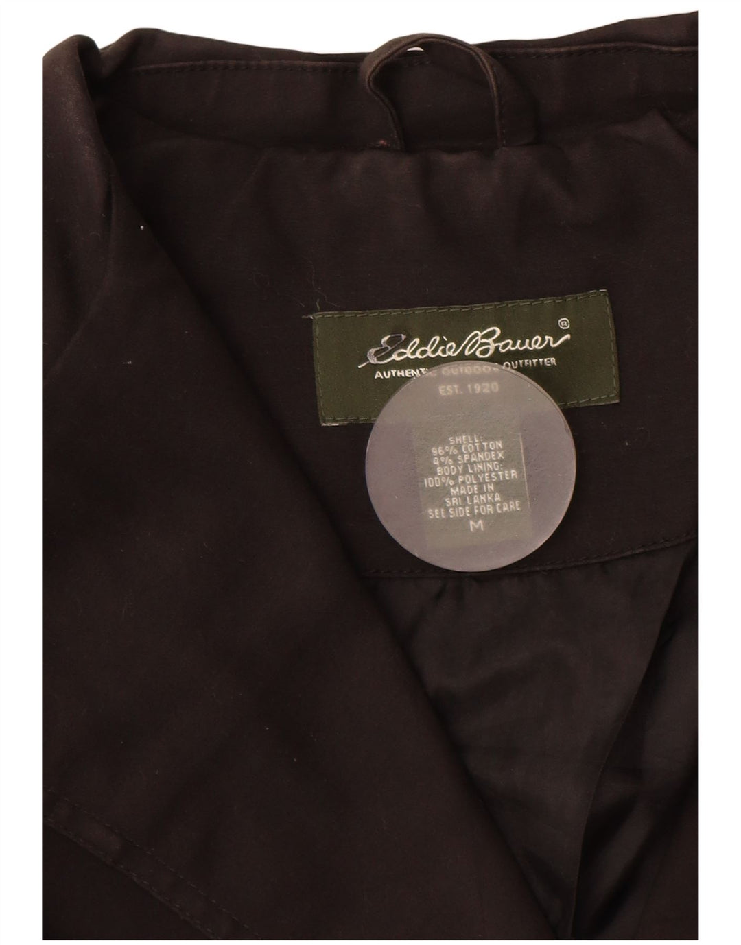 EDDIE BAUER Damska marynarka zapinana na 3 guziki UK 14, średnia czarna bawełna