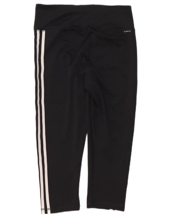 Damskie legginsy Adidas Climalite Capri UK 12/14 Średni czarny poliester