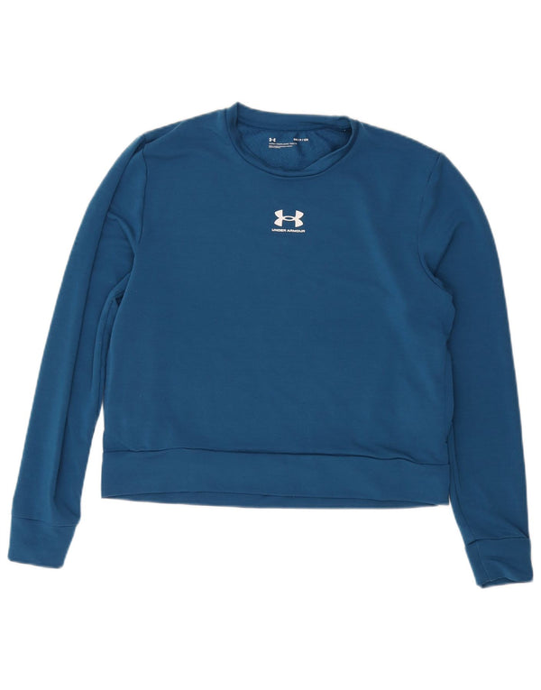 UNDER ARMOUR Damski sweter o luźnym kroju, UK 10, mały, niebieski
