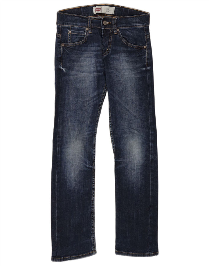 Dżinsy chłopięce Levi's 511 Slim 9-10 lat W24 L26 Niebieska bawełna