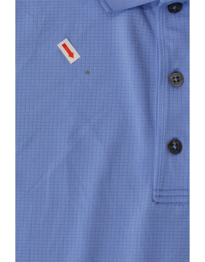 IZOD Mens Polo Shirt Small Blue Polyester Vintage Izod and Second-Hand Izod from Messina Hembry 