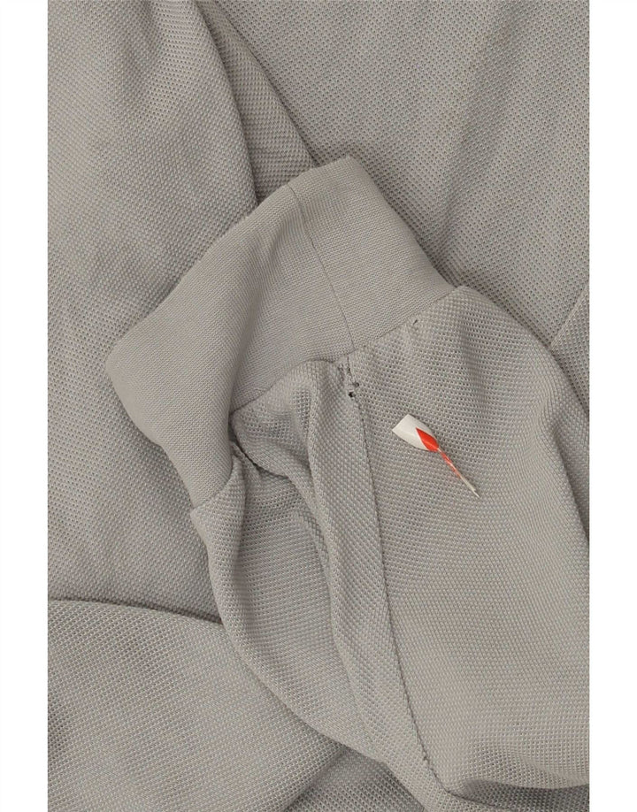 Męska koszulka polo Lacoste z długim rękawem, rozmiar 8, 3XL, szara