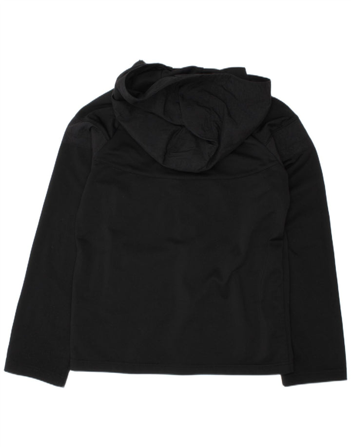 Dziewczęcy sweter z kapturem i zamkiem NIKE 10-11 lat, średni czarny poliester