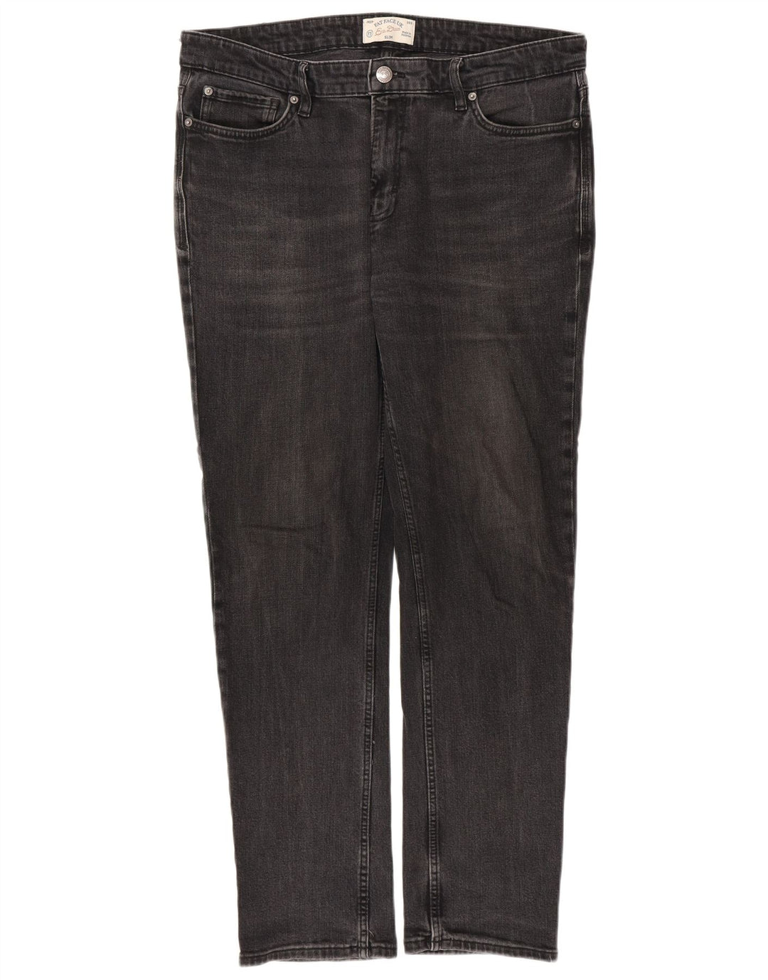 Męskie jeansy slim fit FAT FACE W36 L31 Szara bawełna