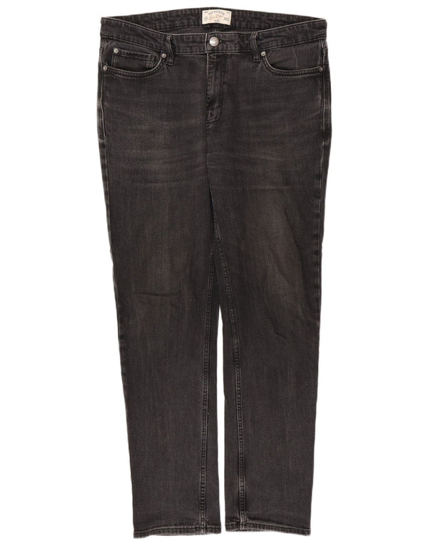 Męskie jeansy slim fit FAT FACE W36 L31 Szara bawełna