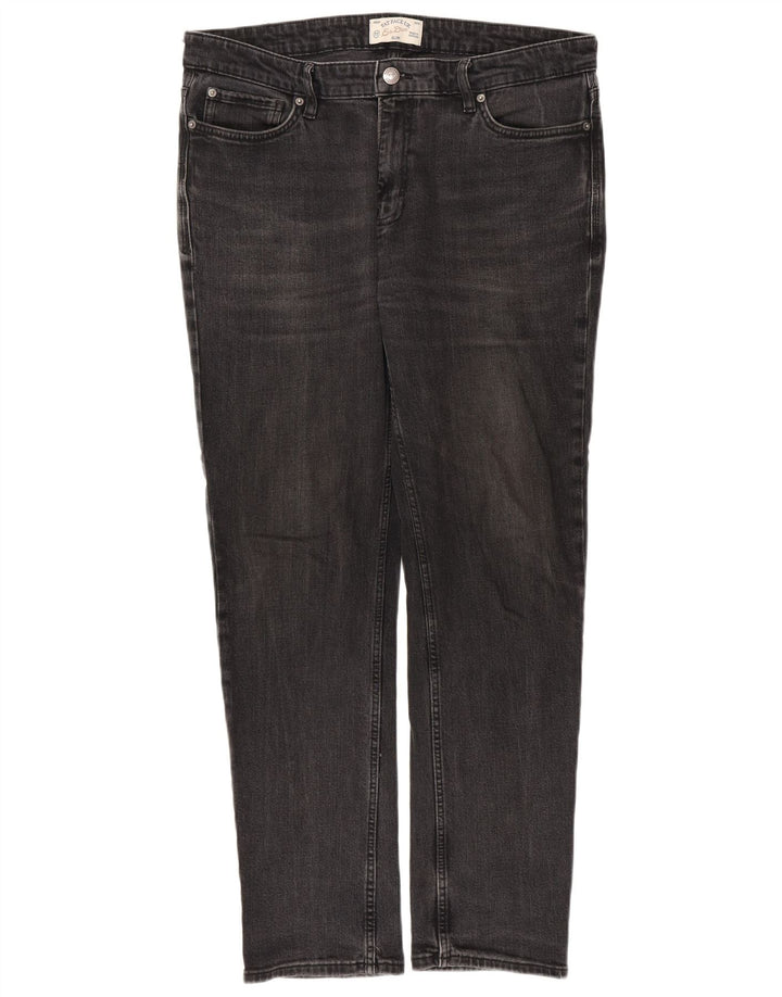 Męskie jeansy slim fit FAT FACE W36 L31 Szara bawełna