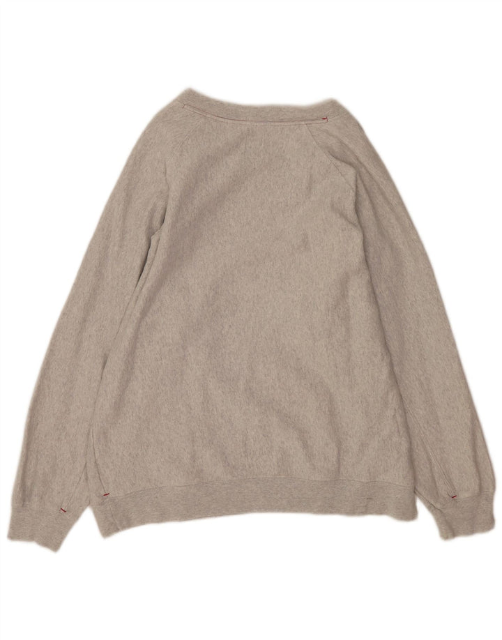 Damska bluza z grafiką w stylu vintage, UK 14, średnioszara, nakrapiana
