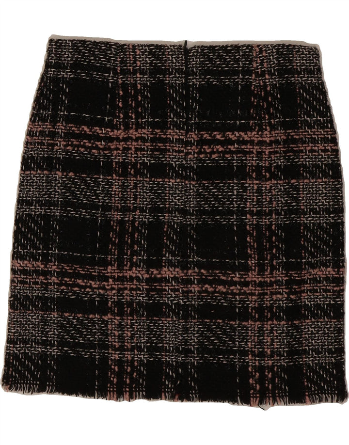 VINTAGE Womens Mini Skirt W30 Medium Black Check Vintage Vintage and Second-Hand Vintage from Messina Hembry 
