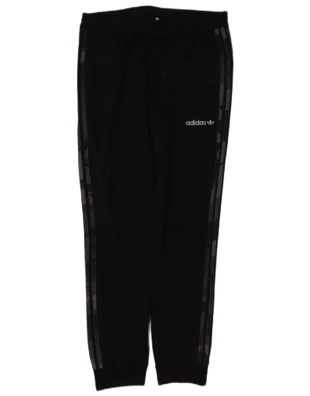 ADIDAS Mens Tracksuit Trousers Joggers Medium  Black Polyester
