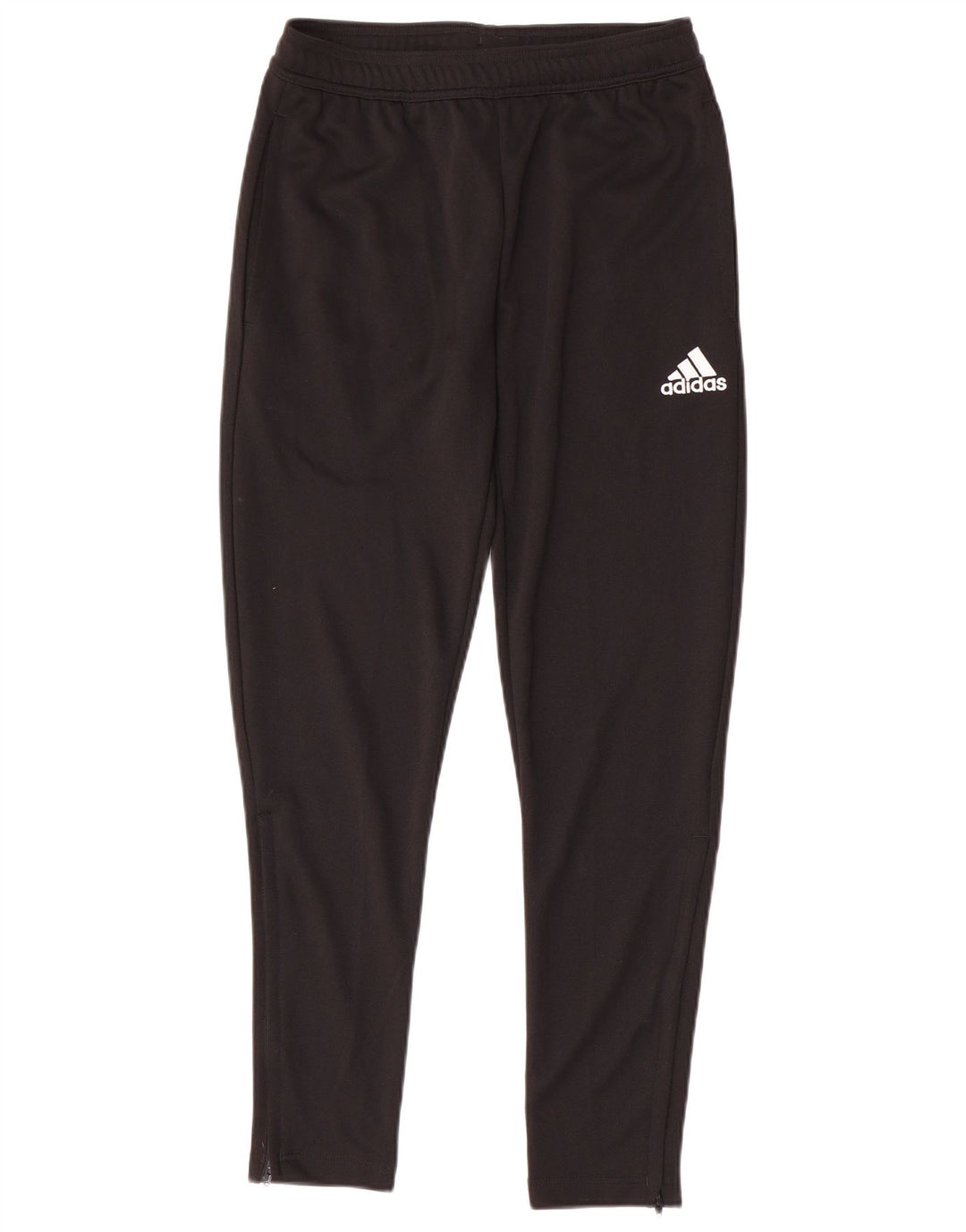 Damskie spodnie dresowe Adidas Aeroready UK 10, małe, czarne, poliestrowe