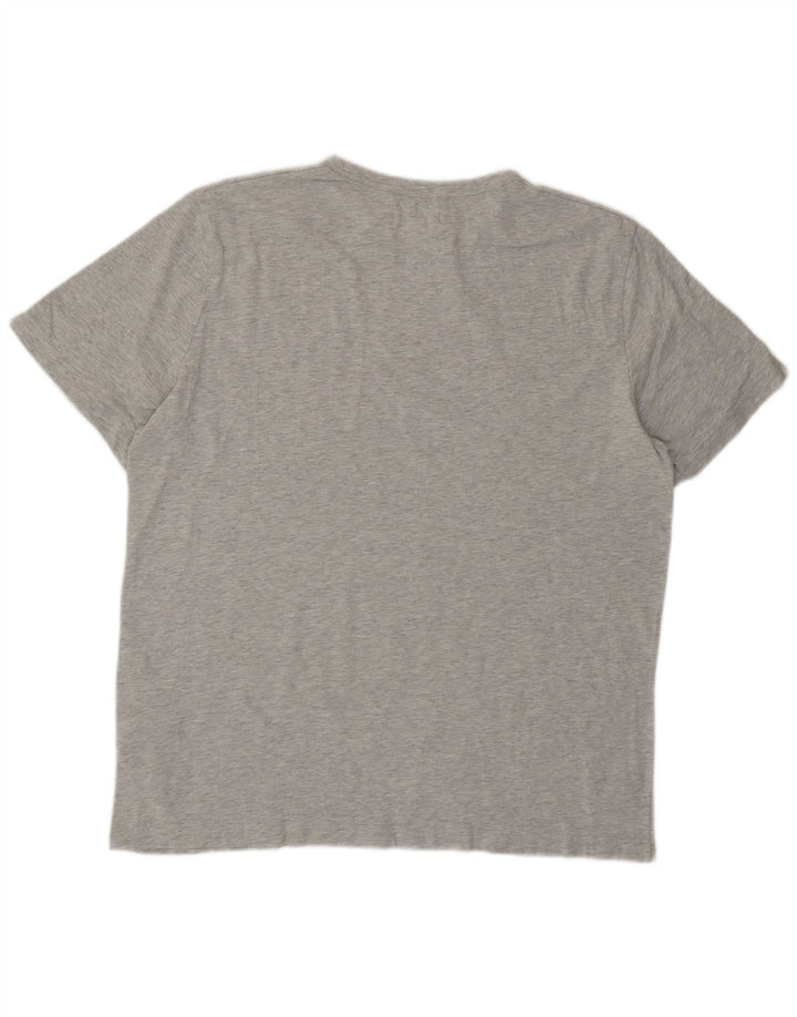 COS Męski T-shirt o regularnym kroju, średnioszary, bawełniany