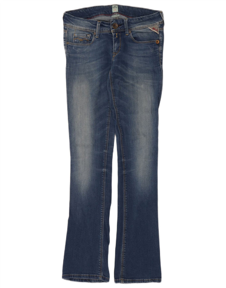 Jeansy damskie Replay Slim Bootcut W25 L32 Niebieskie