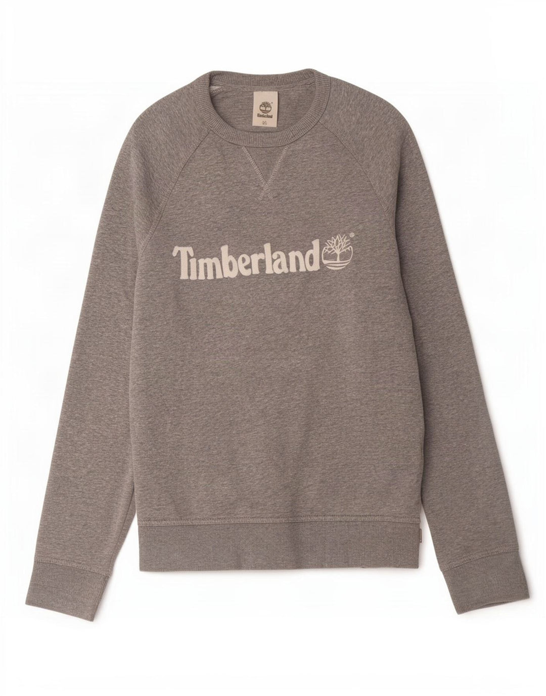 Męska bluza z grafiką Timberland, duża, szara bawełna