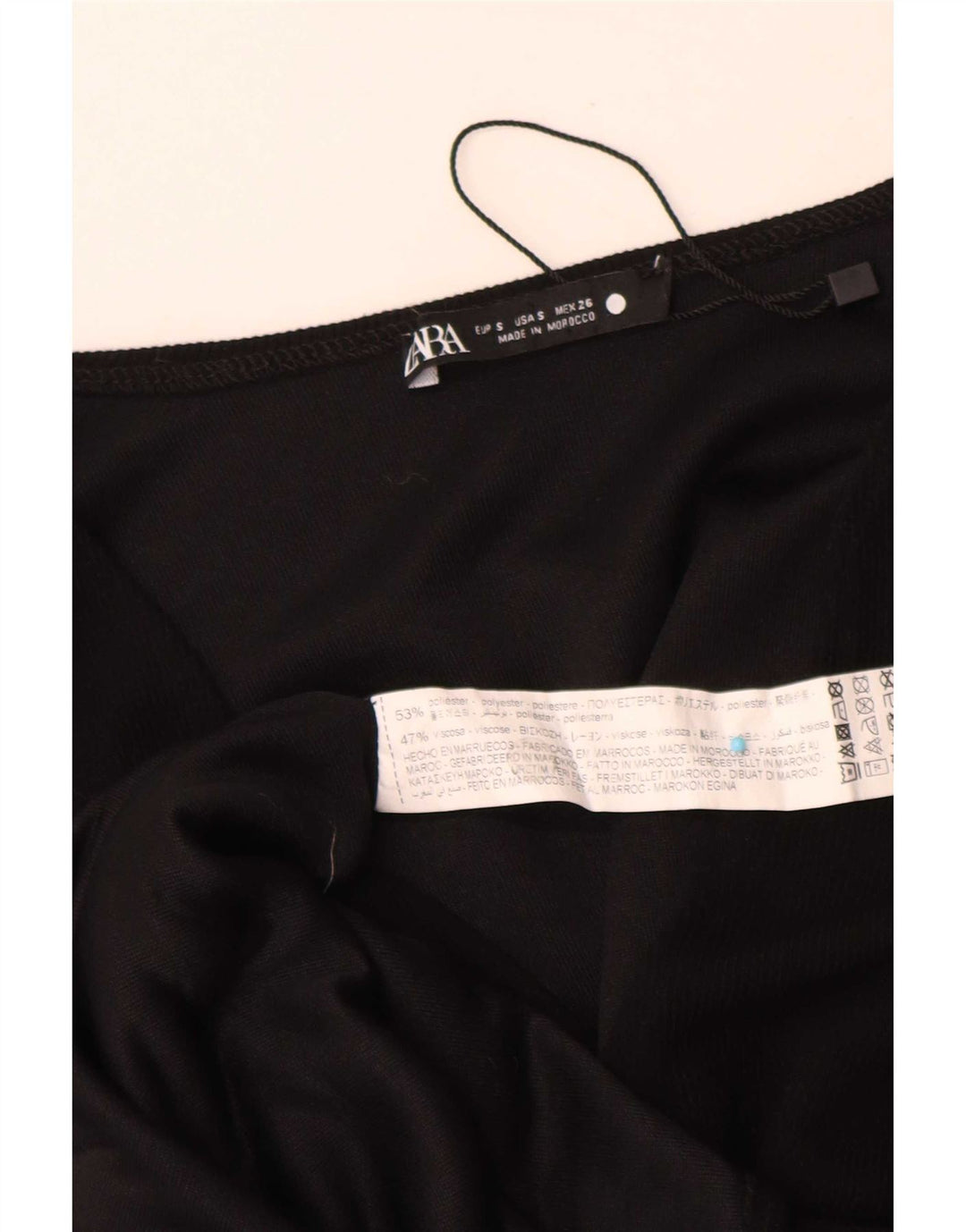 Damska sukienka maxi typu oversize Zara UK 10, mała, czarna, z poliestru