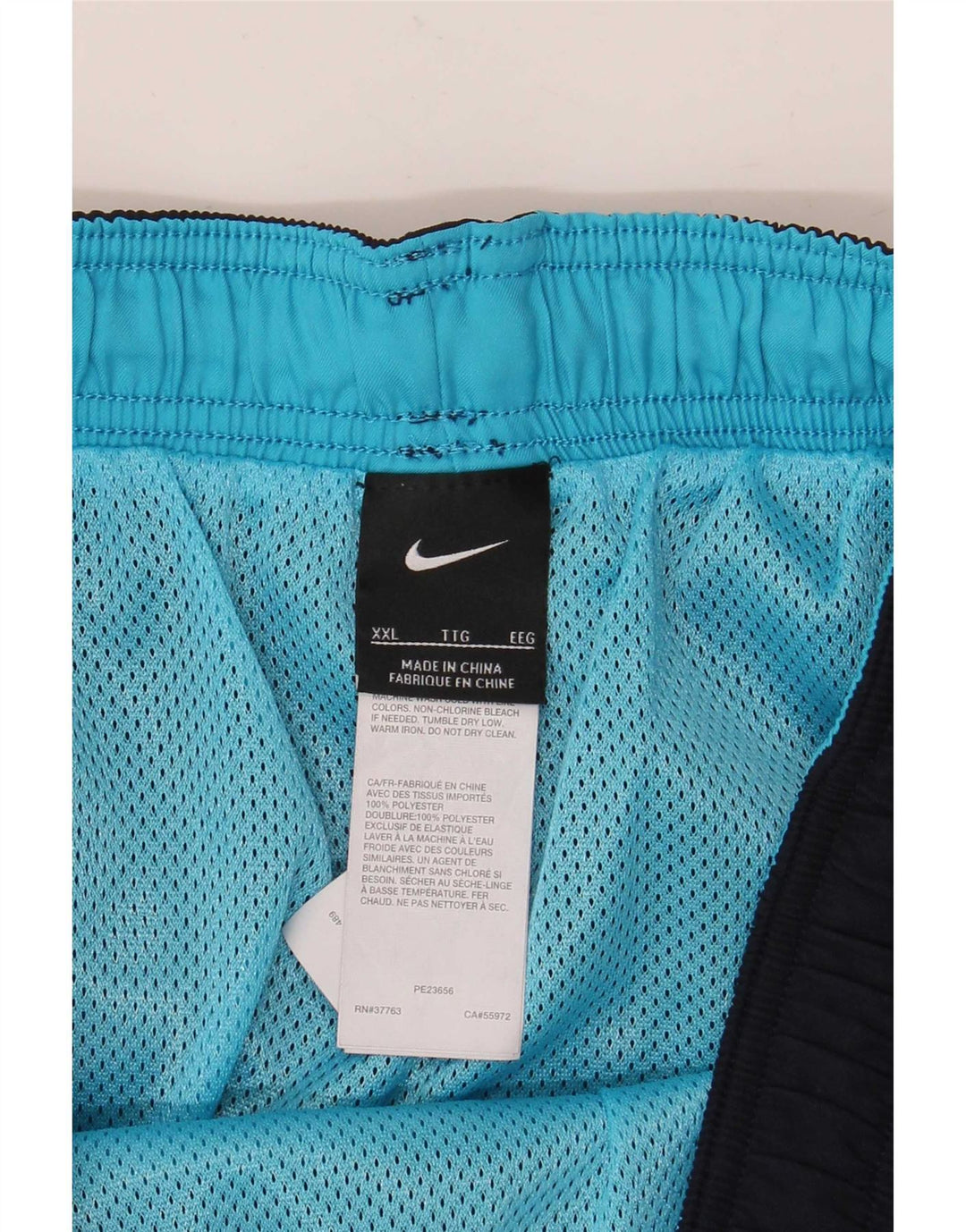 Męskie spodenki kąpielowe Nike 2XL granatowe, poliestrowe
