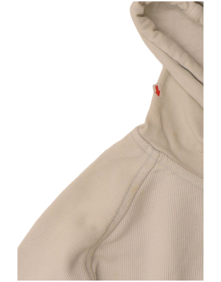 Damski sweter z kapturem i zamkiem KAPPA UK 14 Średni biały