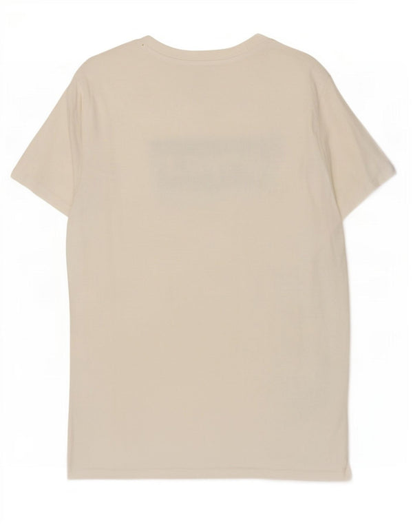 Męski T-shirt z grafiką Levi's, duży, biały, bawełniany