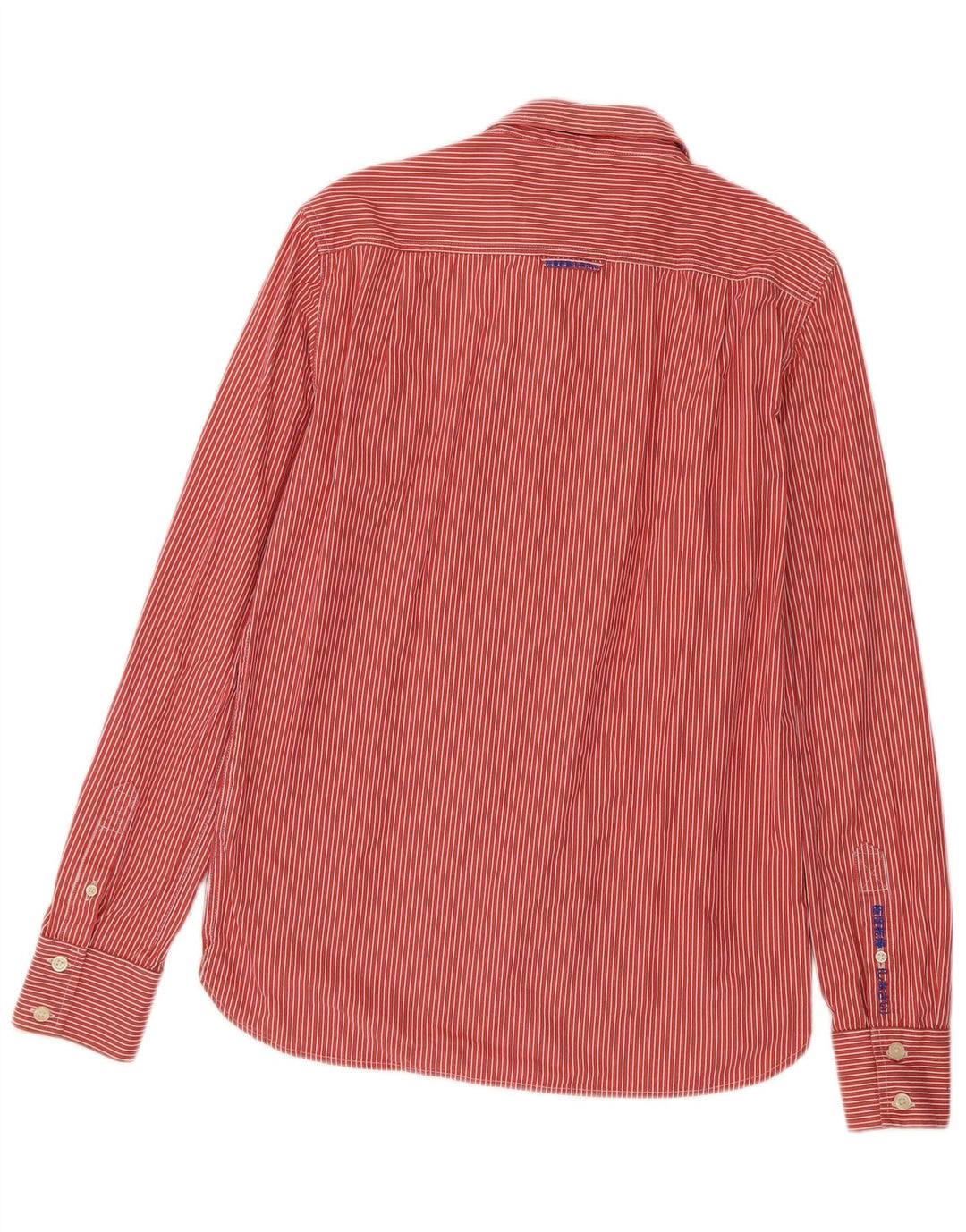 Koszula męska Superdry, duża, bawełniana w czerwone prążki