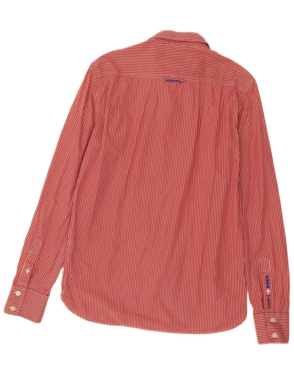 Koszula męska Superdry, duża, bawełniana w czerwone prążki