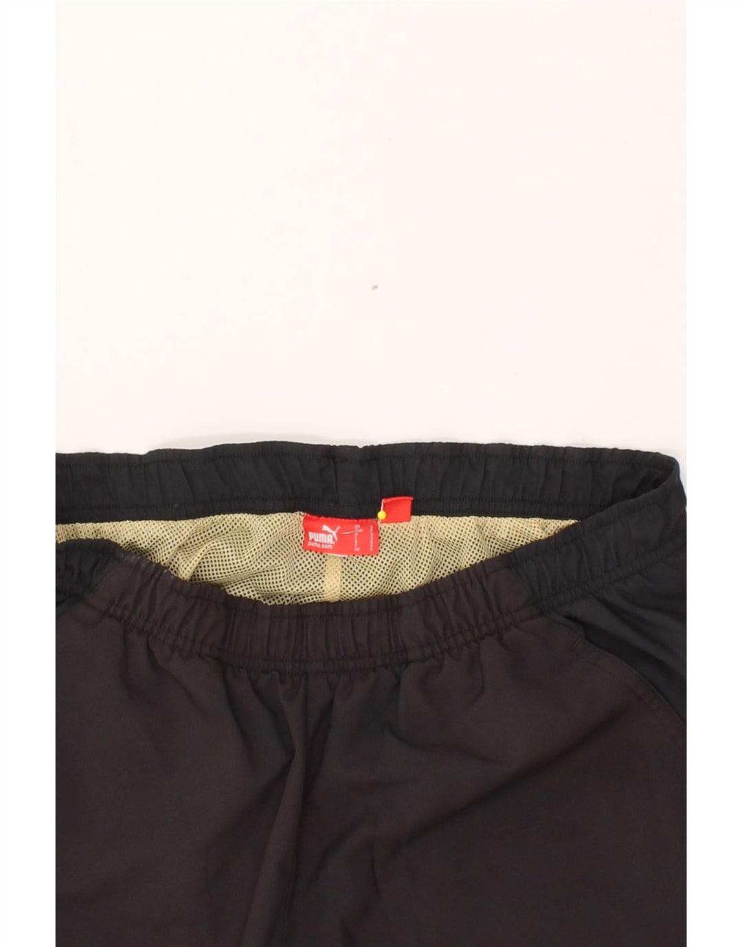 PUMA Mens Graphic Bermuda Sport Shorts Small Black Polyester Vintage Puma and Second-Hand Puma from Messina Hembry 