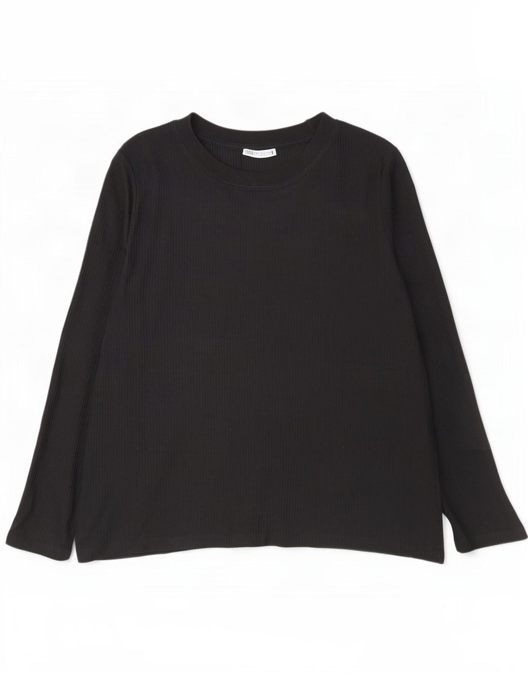 Męski top z długim rękawem Zara XL, czarny