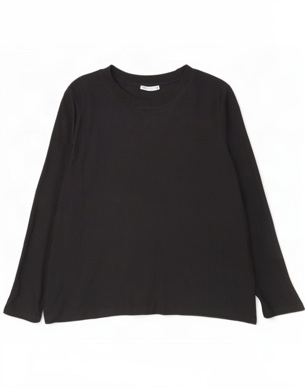 Męski top z długim rękawem Zara XL, czarny