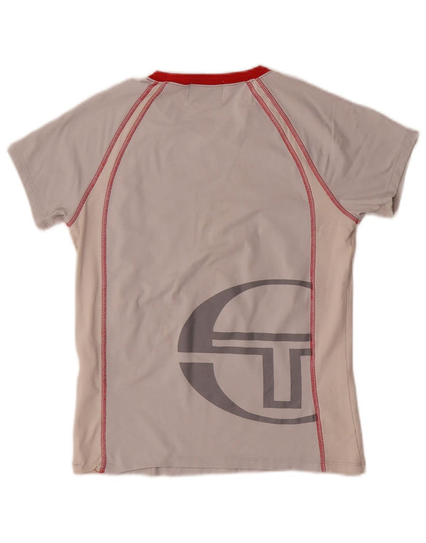 SERGIO TACCHINI Boys Graphic T-Shirt Top 11-12 Years Small Grey