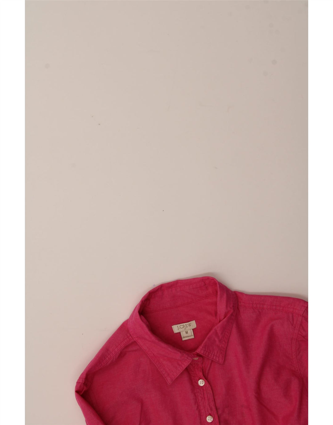J. CREW Womens Pullover Shirt UK 12 Medium Pink Cotton Vintage J. Crew and Second-Hand J. Crew from Messina Hembry 