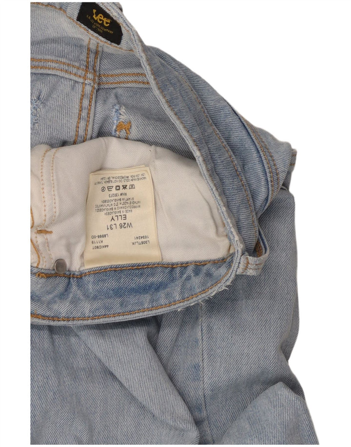 LEE Damskie jeansy Elly Slim W26 L28 Niebieskie bawełniane