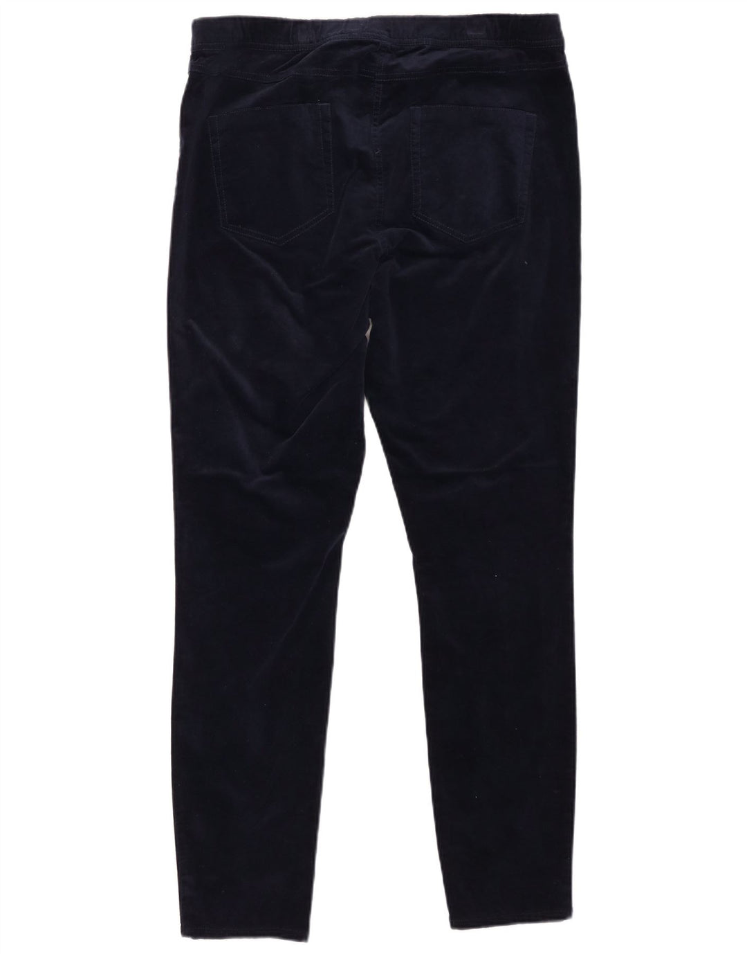 Spodnie damskie WHITE STUFF Aksamitne UK 16 Large W32 L30 Granatowe