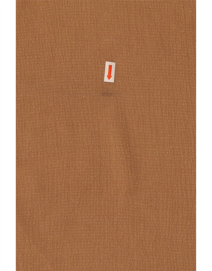Bluzka damska Zara Crop bez rękawów Oversize Top UK 10 Small Beige