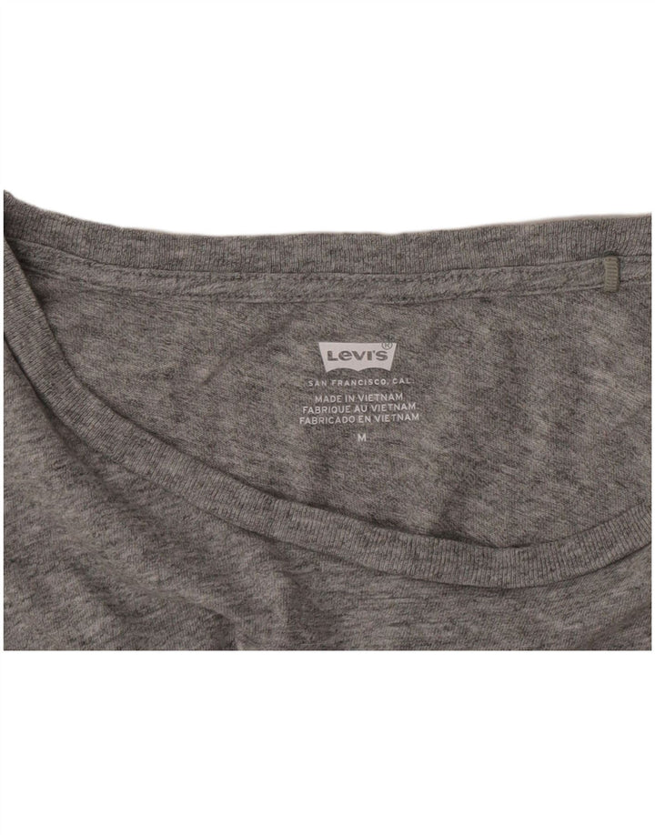 Damska koszulka z grafiką Levi's Top UK 14 Medium Grey Flecked