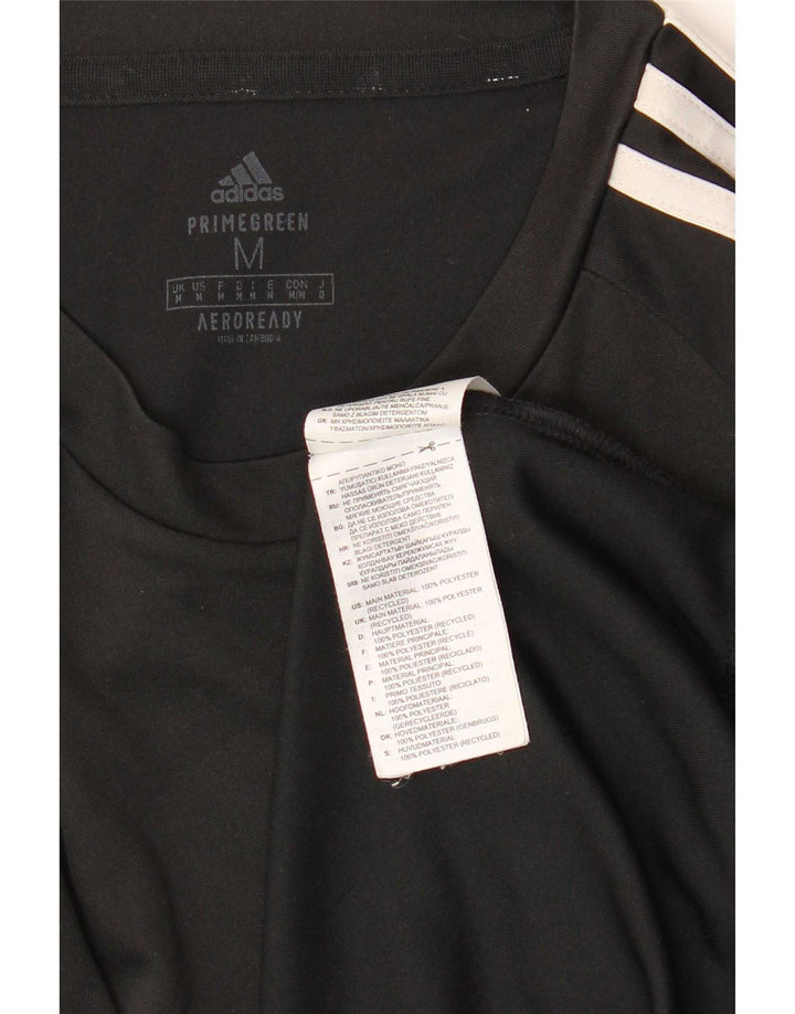 Męska koszulka Adidas Aeroready Top, średni czarny poliester