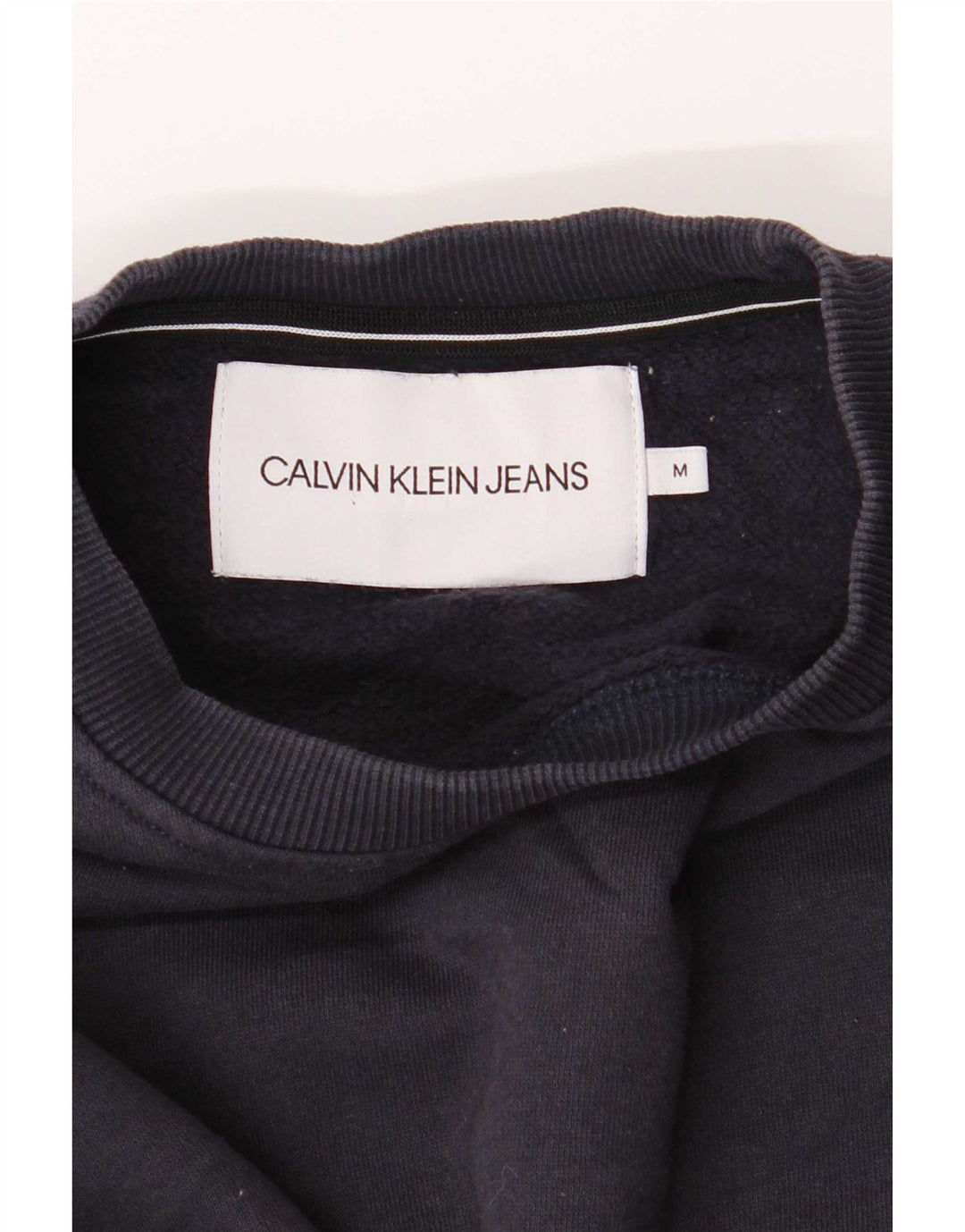 Męski sweter Calvin Klein Jeans, średni granatowy, bawełniany