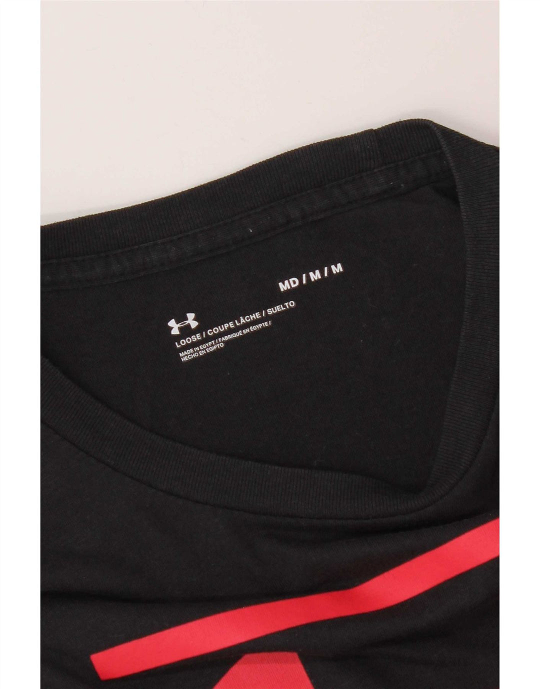 Męski T-shirt z grafiką Under Armour, średni czarny