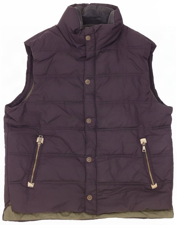 Męska wyściełana kamizelka Marks & Spencer Blue Harbor UK 38, średni granatowy nylon