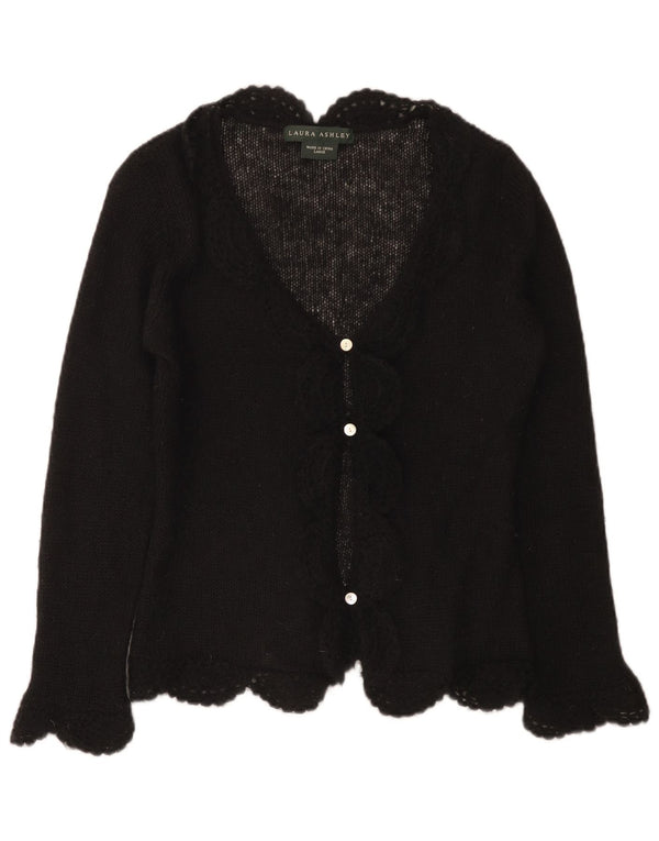 Damski sweter rozpinany Laura Ashley UK 14, duży czarny