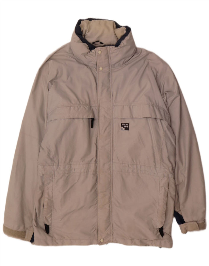 Męska kurtka wiatrówka Sprayway UK 42 XL, szary poliester